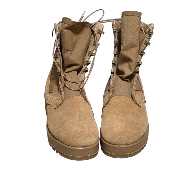 NWT Military Tan Desert Hot Weather Combat Boot Men's 6W Women's 38 Tactical - Picture 4 of 11